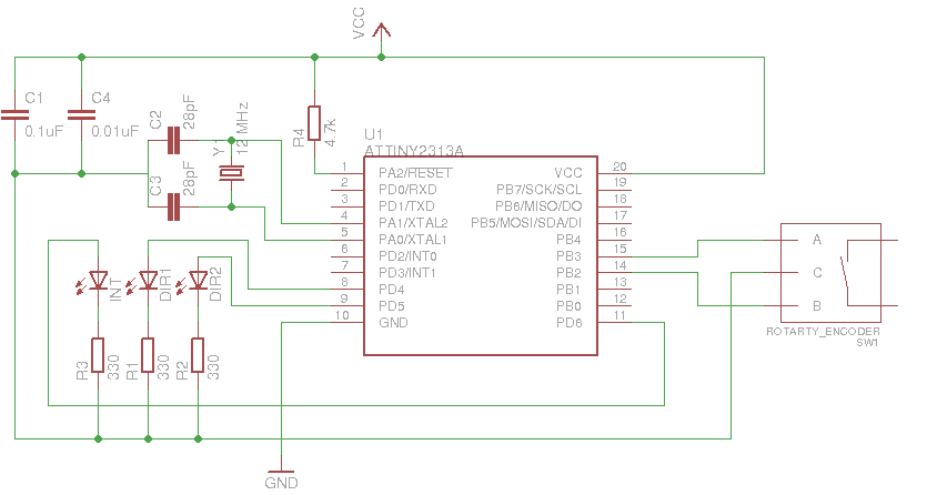 Rotary Encoder Schematic